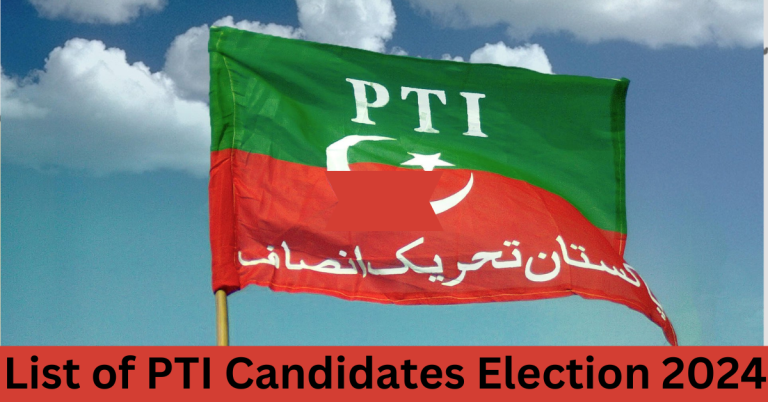 List of PTI Candidates Election 2024- PTI Candidates Symbols list 2024